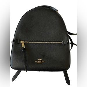 Coach backpack. Leather. Used once.